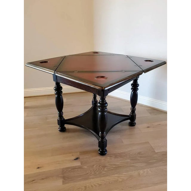 Hooker Seven Seas Collection by Hooker Furniture Morphing Envelope Card Table For Sale - Image 4 of 11