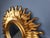 Traditional Vintage Gilded Resin Sunburst Mirror, 1960s For Sale - Image 3 of 10