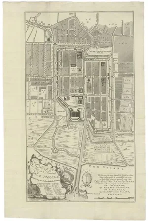 Antique Map of Batavia, 1780s
