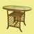 Create an intimate dining nook with this vintage rattan honeymoon set. The charming three-piece ensemble pairs a glass-top...