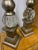 Pair of Late 20th Century Bubble Art Glass & Metal Obelisk For Sale - Image 4 of 5