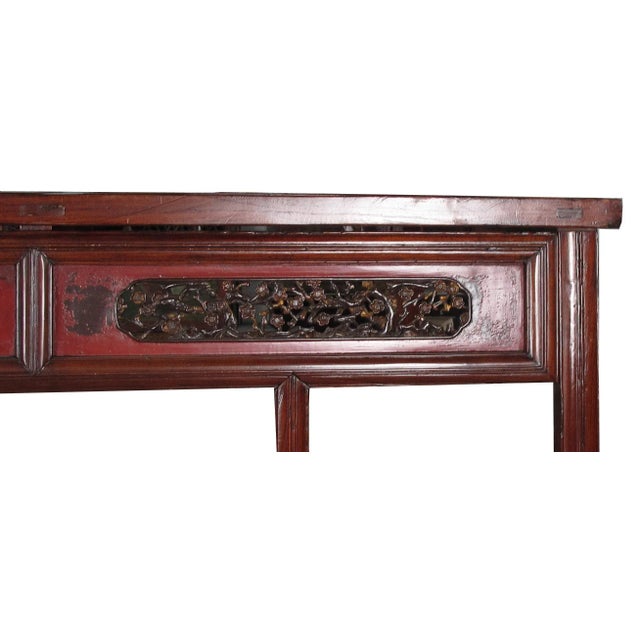 Wood Vintage Chinese Wedding Canopy Bed For Sale - Image 7 of 11