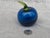 Blue Vintage Blue Glass Tomato Paper Weight For Sale - Image 8 of 11