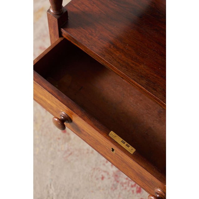 Wood 19th Century English Rosewood Whatnot (C. 1945) For Sale - Image 7 of 11