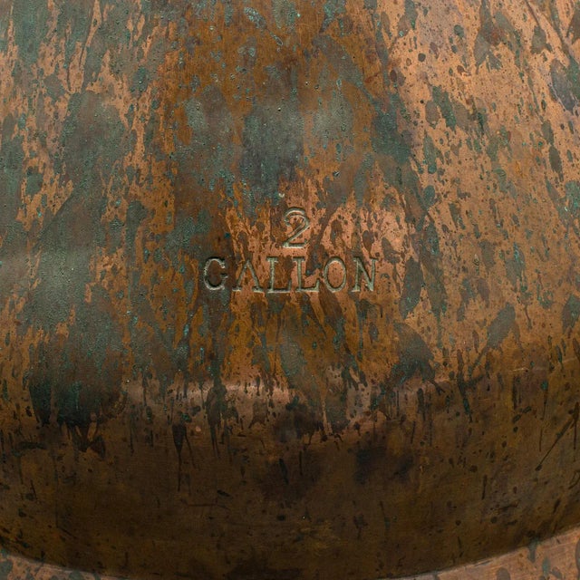 Copper 1880's Large Antique Serving Jug For Sale - Image 8 of 10