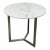 Room & Board Classic Venatino Marble Round End Table For Sale