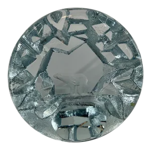 Strombergshyttan , Sweden Crystal Polar Bear Paperweight