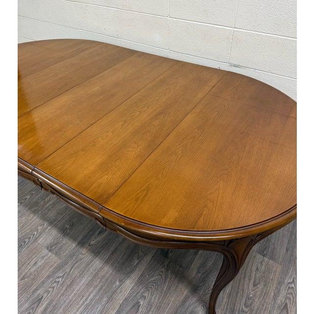 Vintage Drexel Basque Provincial Collection French Louis XV Style Dining Table For Sale - Image 17 of 18