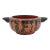 Mid-19th Century Giustiniani Pottery Greek Revival Handled Low Bowl For Sale