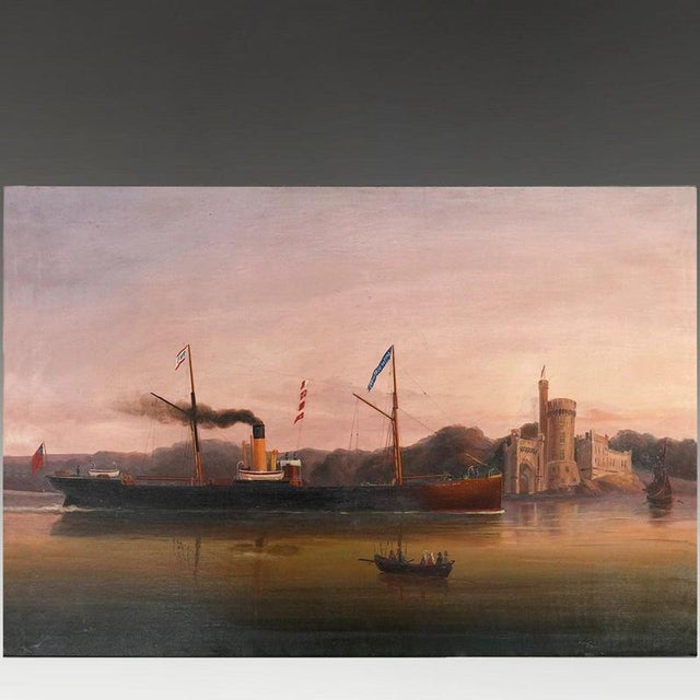 City of Dortmund, 1860s, Oil Painting on Canvas For Sale - Image 4 of 9