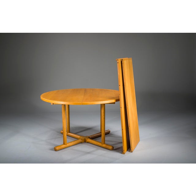 Mid-Century Modern Danish Extendable Oak Dining Table by Kurt Østervig for Jason Møbler, 1950s For Sale - Image 3 of 18
