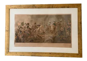 1850 "Eau Forte" Framed Watercolor by François Gerard