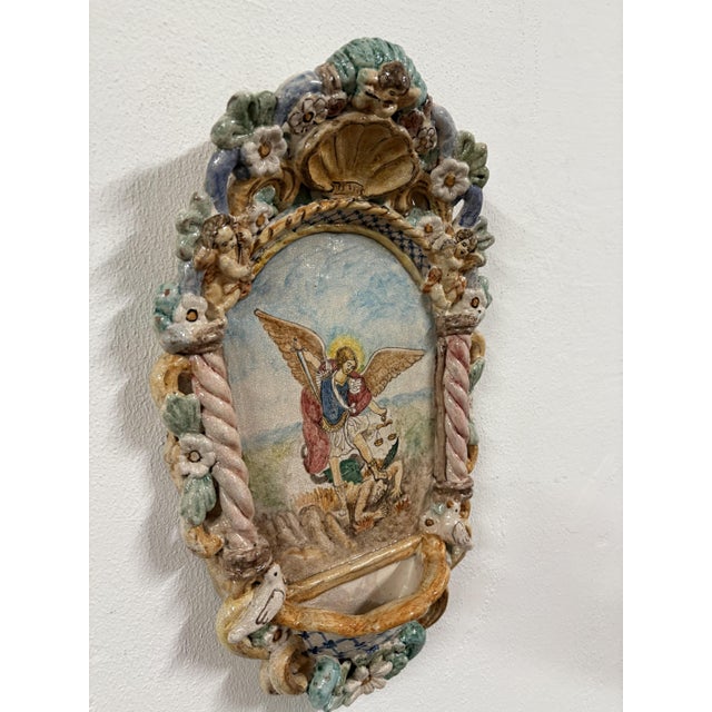 Holy Water Stoup of St. Michael the Archangel, 1960 For Sale - Image 13 of 13