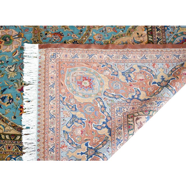 Vintage Persian Tabriz Rug For Sale - Image 11 of 12