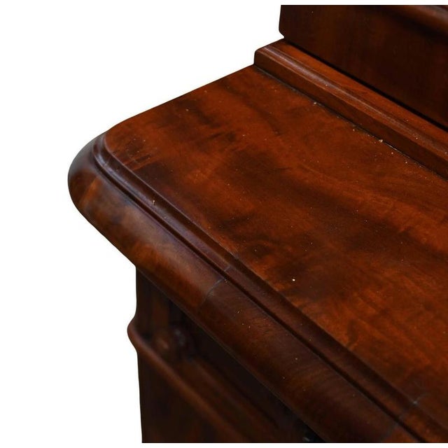 Victorian Breakfront Bookcase Gillows Library a Blain Liverpool, 1880 For Sale - Image 11 of 12