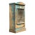 Vintage Rustic Painted Wood Cabinet For Sale