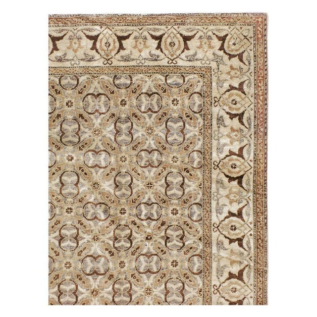 Modern Galerie Shabab Collection Early20th Century Indian Lahore Room Size Rug For Sale - Image 3 of 10