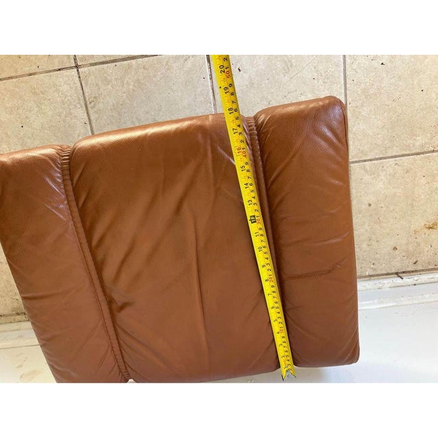 Mid 20th Century Mid Century Ekornes Leather Ottoman For Sale - Image 10 of 11