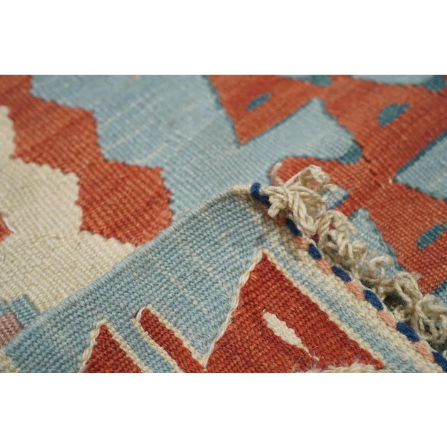 Ecru Vintage Kilim Rug 3'8'' x 5'8'' For Sale - Image 8 of 9