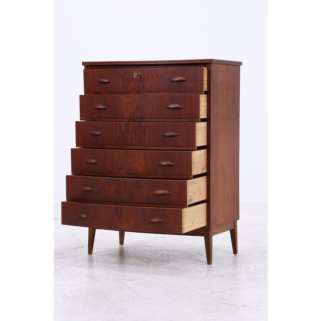 1960s Vintage Danish Commode in Teak, 1960s For Sale - Image 5 of 12