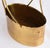 Vintage Brass Bowl with Handle by Eugen Zint, Germany, 1960s For Sale - Image 3 of 5