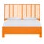 Liam Platform Bed King - Orange For Sale - Image 12 of 12