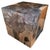 The St. Barts side table is a unique variation of the teak and cracked resin cube. The resin is first cracked and added...