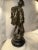 This listing is for a French Art Nouveau sculpture depicting a boy with a dog. It is made from plaster and is signed “F....
