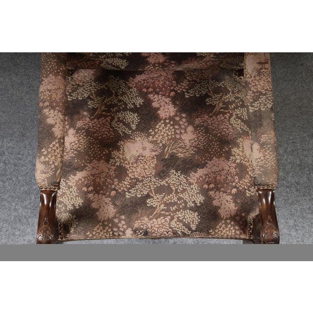 Antique Baroque Chair with Carving, 1880 For Sale - Image 9 of 18