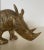 A nice brass rhinoceros in eating/resting/posing mode with lots of detail, perfect for a mantle show piece. Item is in...