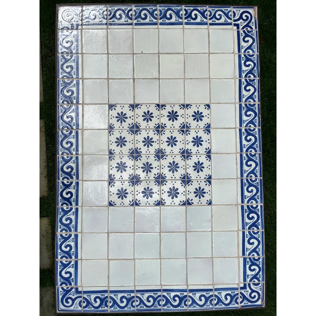 1990s Mexican Mosaic Tile Table For Sale In Cleveland - Image 6 of 7