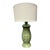 Vintage Mid-Century Green Ceramic Table Lamp For Sale