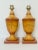 Wood Vintage Italian Hand Decorated Wooden Table Lamps - A Pair For Sale - Image 7 of 7