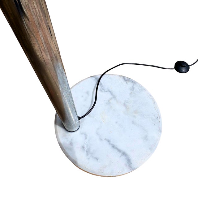 1970s Vintage Italian Space Age Arc Floor Lamp, 1970s For Sale - Image 5 of 6