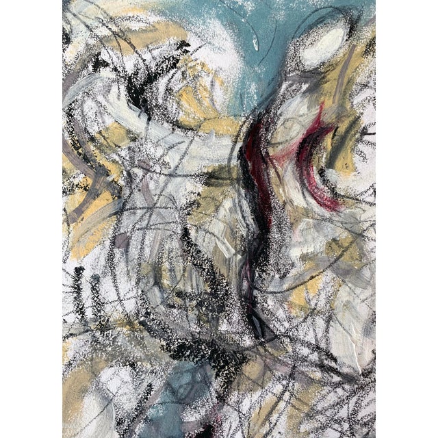2020s Alexander McQueen Dance 11 X 7.5 Oil Pastel on Paper For Sale - Image 5 of 5