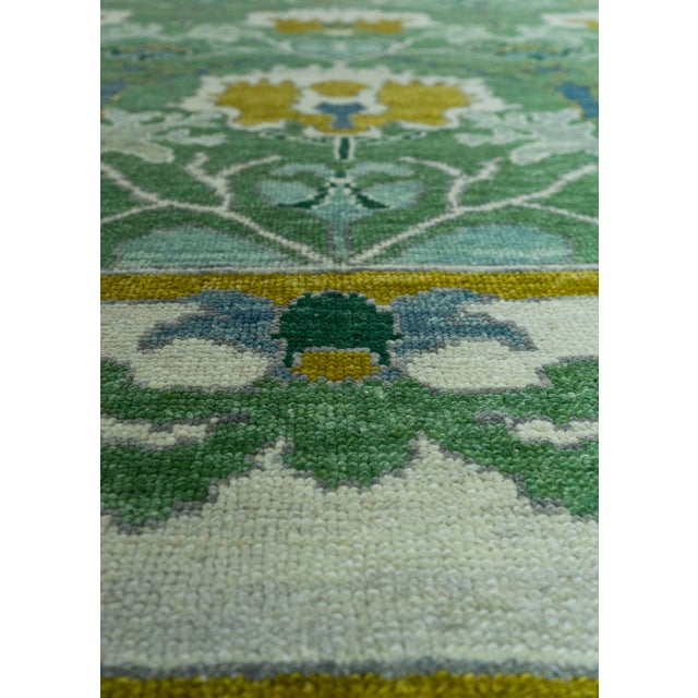 Turkish Oushak Rug 9'7" x 13'7" #20146 For Sale In Houston - Image 6 of 8