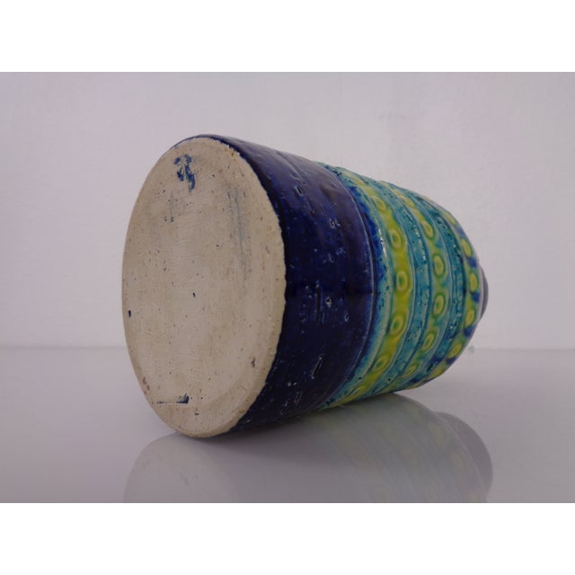 Studio Ceramic Vase by Aldo Londi for Bitossi, 1960s For Sale - Image 13 of 16