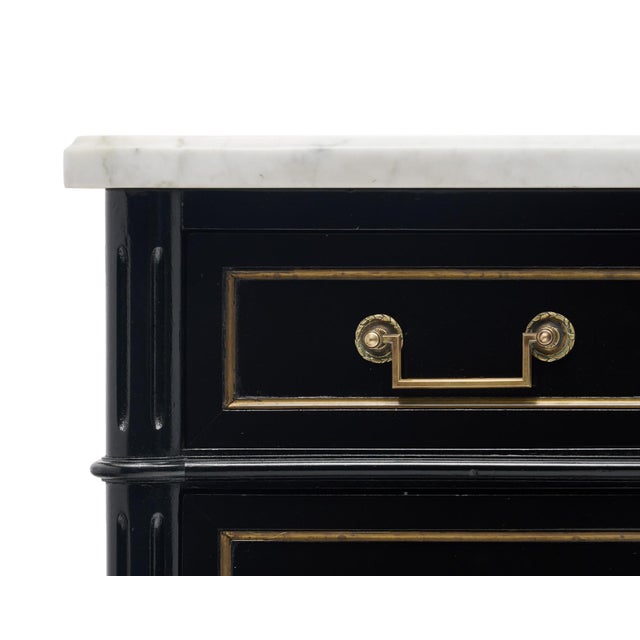 1910s Louis XVI Style Ebonized Chest For Sale - Image 5 of 9