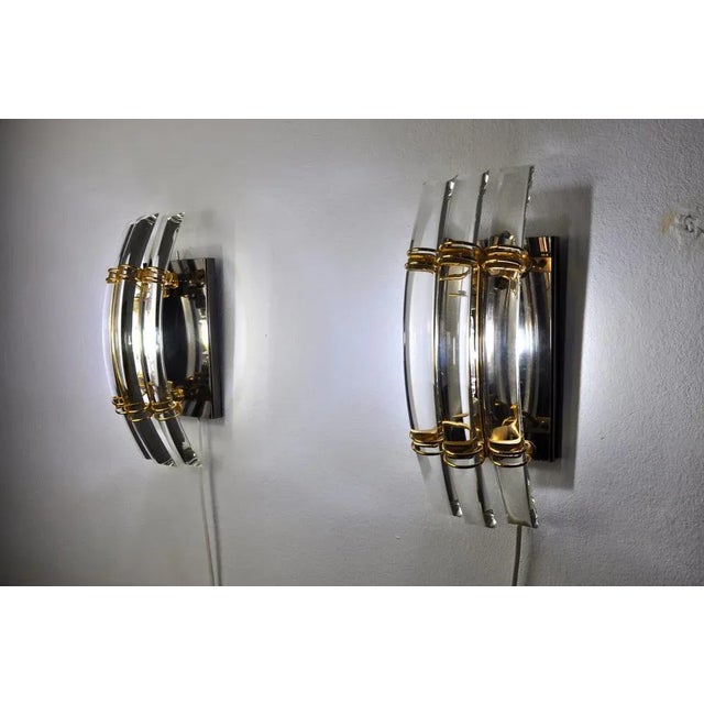 Venini Sconces from Venini, Italy, 1980s, Set of 2 For Sale - Image 4 of 8