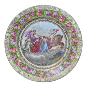 Apollo the Sun God Early 20th Century Decorative Wall Plate