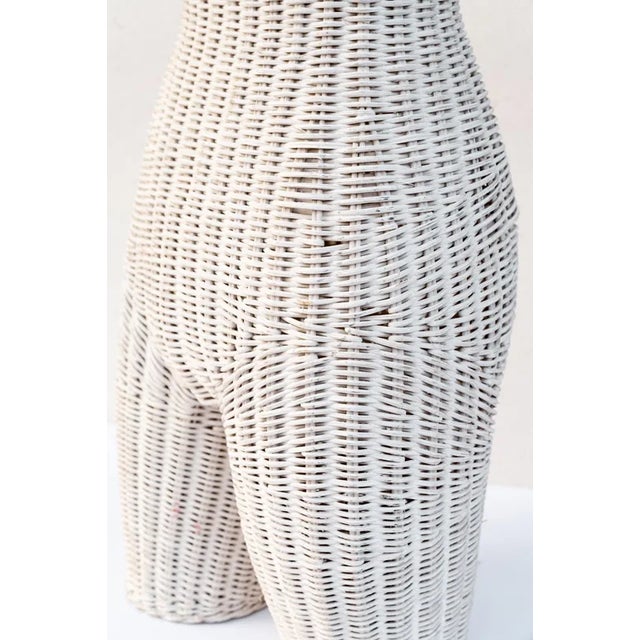 Female Wicker Sculpture, 1970s For Sale - Image 4 of 5