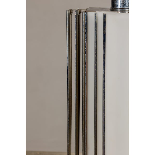 Mid 20th Century Art Deco Style Skyscraper Table Lamp with Two Lights For Sale - Image 11 of 12
