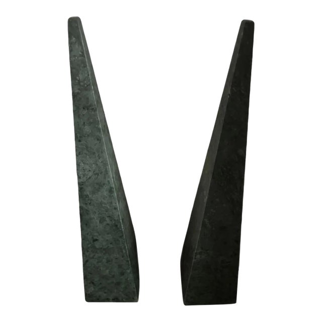 Pair of 1980s Sculptured Marble Pillars For Sale