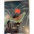 Art Deco 60" Console Coromandel Black Lacquer Lotus and Koi For Sale - Image 3 of 14