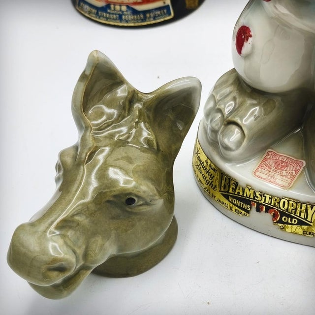 Ceramic Clown Donkey Ceramic Carafe by Jim Beam, 1968 For Sale - Image 7 of 18
