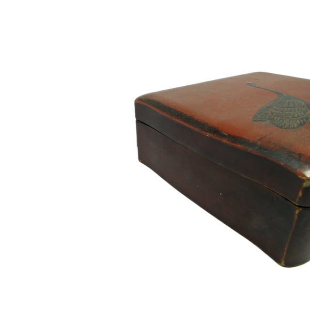 Wood Japanese Lacquerware Box, 1920s For Sale - Image 7 of 13