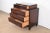 Wood 1990s Modern Regency Dark Mahogany and Nickel Chest of Drawers For Sale - Image 7 of 11