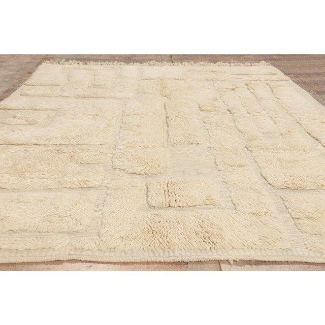 Contemporary Beni Mrirt Moroccan Rug, 06'09 X 09'07 For Sale - Image 9 of 10