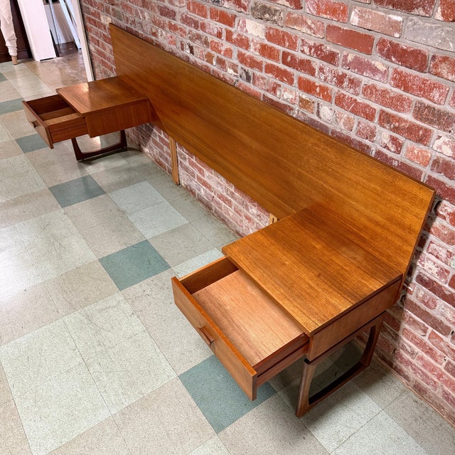 1960s G-Plan Quadrille Headboard by R. Bennett For Sale - Image 5 of 6