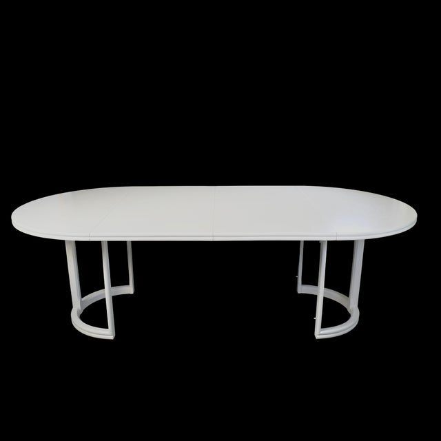 An exceptional vintage McGuire extendable dining table from the Hans Kaufeld Licensed Edition — a rare find for collectors...